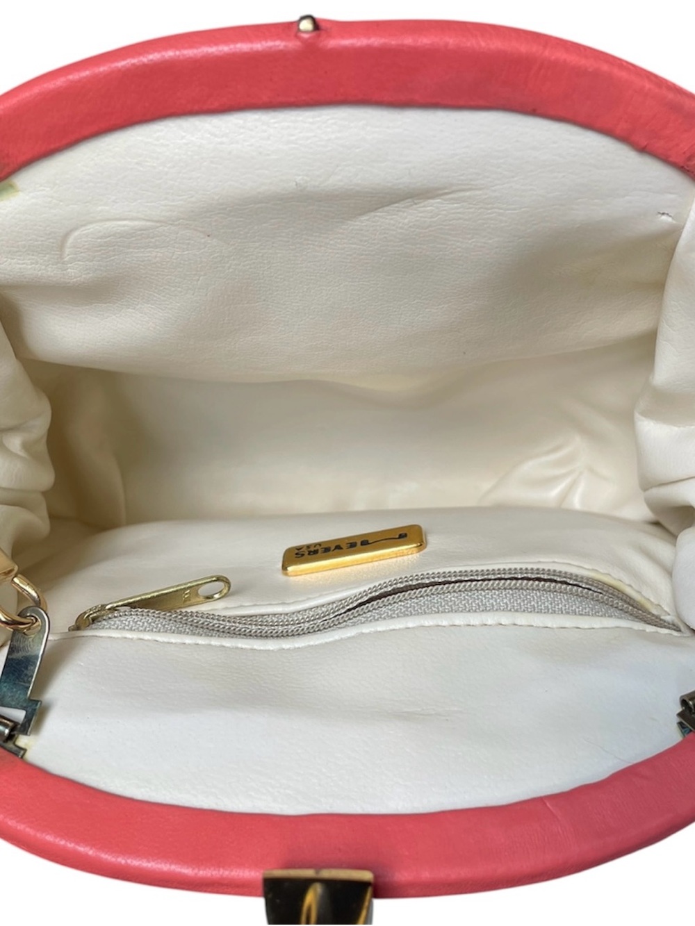 MAYERS vintage woven leather kisslock crossbody/clutch. - Picture 7 of 11